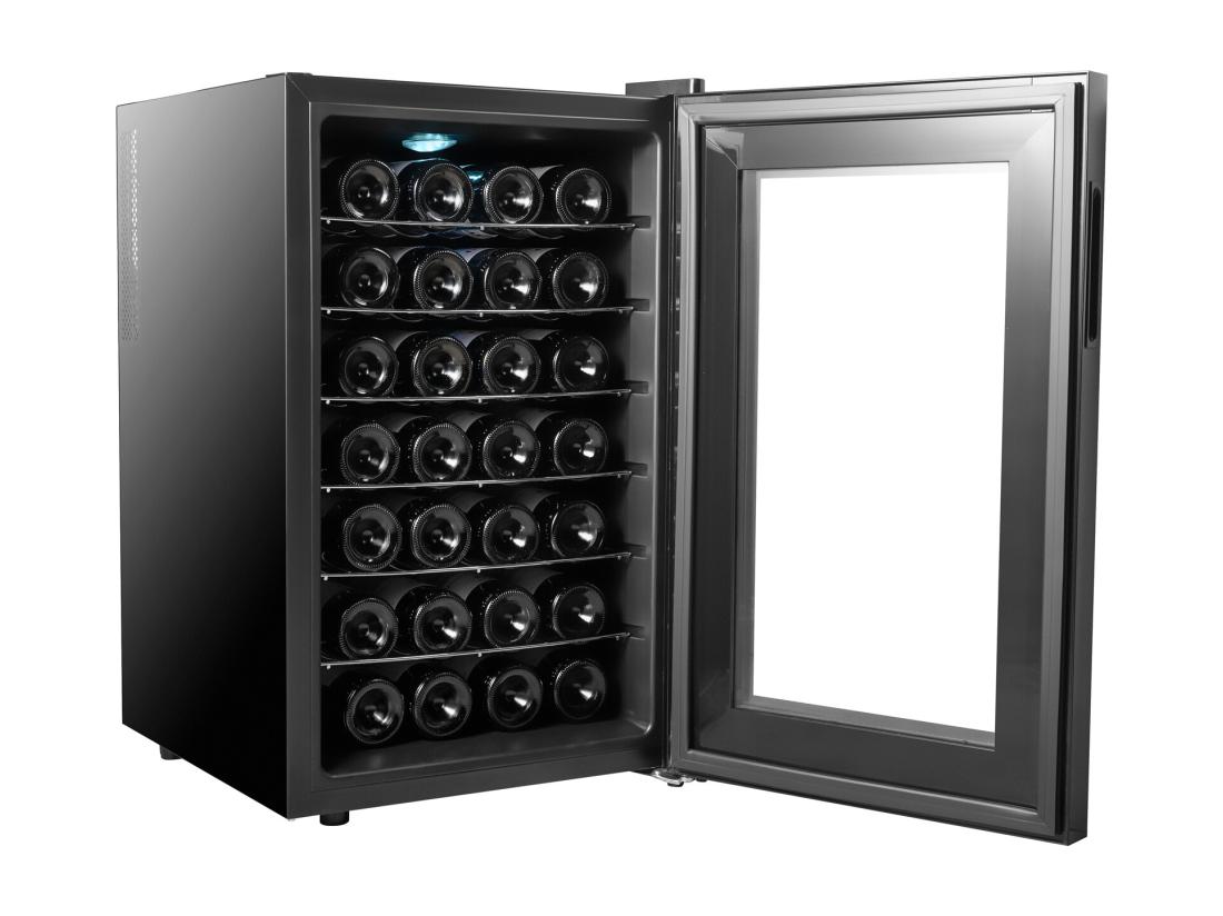 Vente Unique Cave à Vin De Service - 28 Bouteilles -Thermoélectrique - MONTFLEURIS