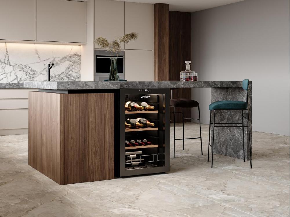 vente unique Cave à vin de service - 48 bouteilles - Thermostat ajustable - KELIBIA II