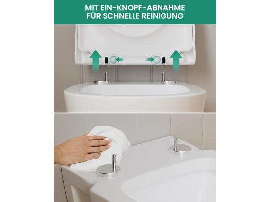 Vente Unique Cecipa Max Abattant WC Frein De Chute Siège De Toilettes En Forme De D Blanc Couvercle De Toilette Pour Salle De Bain