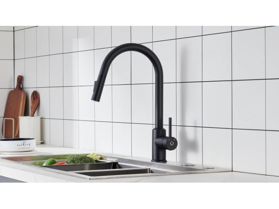 Vente Unique Cecipa Max Mitigeur De Cuisine Avec Douchette Extractible - Noir - En Acier Inoxydable Mitigeur Cuisine D'Évier - 2 Fonctions Mélangeur D EU Modèle