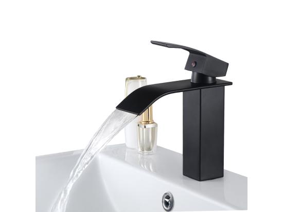 Vente Unique Cecipa Max NOIR Robinet De Lavabo En Cascade Mitigeur En Laiton Pour Salle De Bain Design Moderne EU Modèle