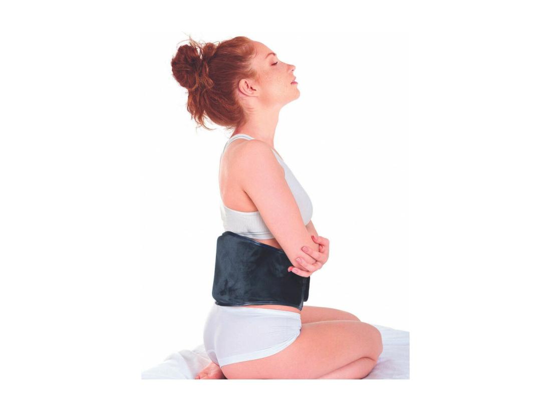 vente unique Ceinture - Chaleur et massage - L 114 cm x L 21 cm - Noir