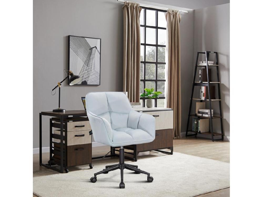 Vente Unique Chaise De Bureau Avec Accoudoirs Réglable En Hauteur