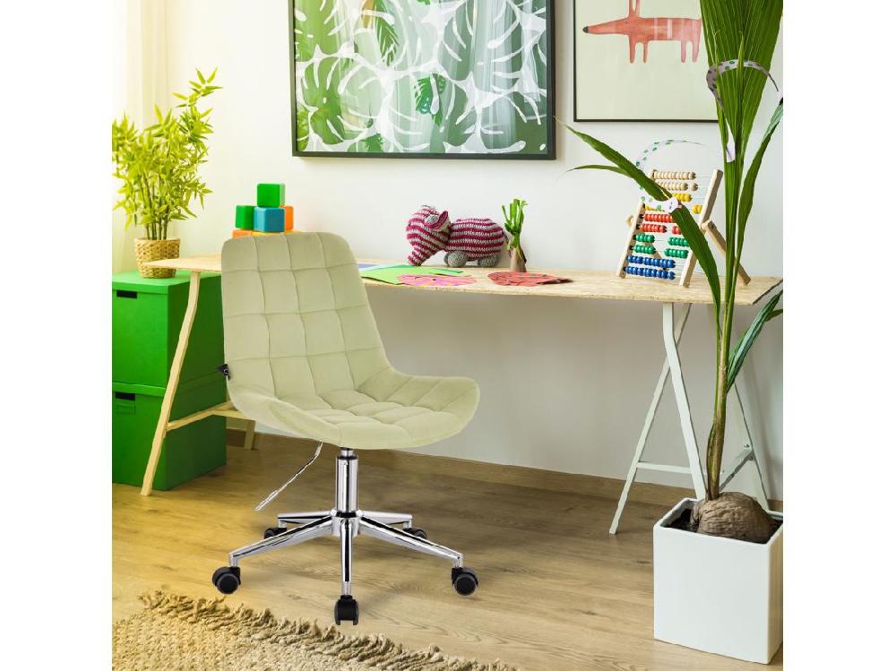 Vente Unique Chaise De Bureau MICKY Pour Enfants Réglable En Hauteur Vert Pastel