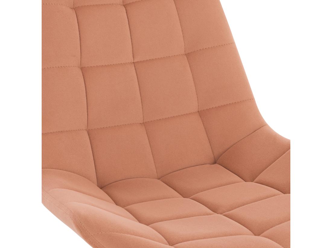 Vente Unique Chaise De Bureau MICKY Pour Enfants Réglable En Hauteur Orange Pastel