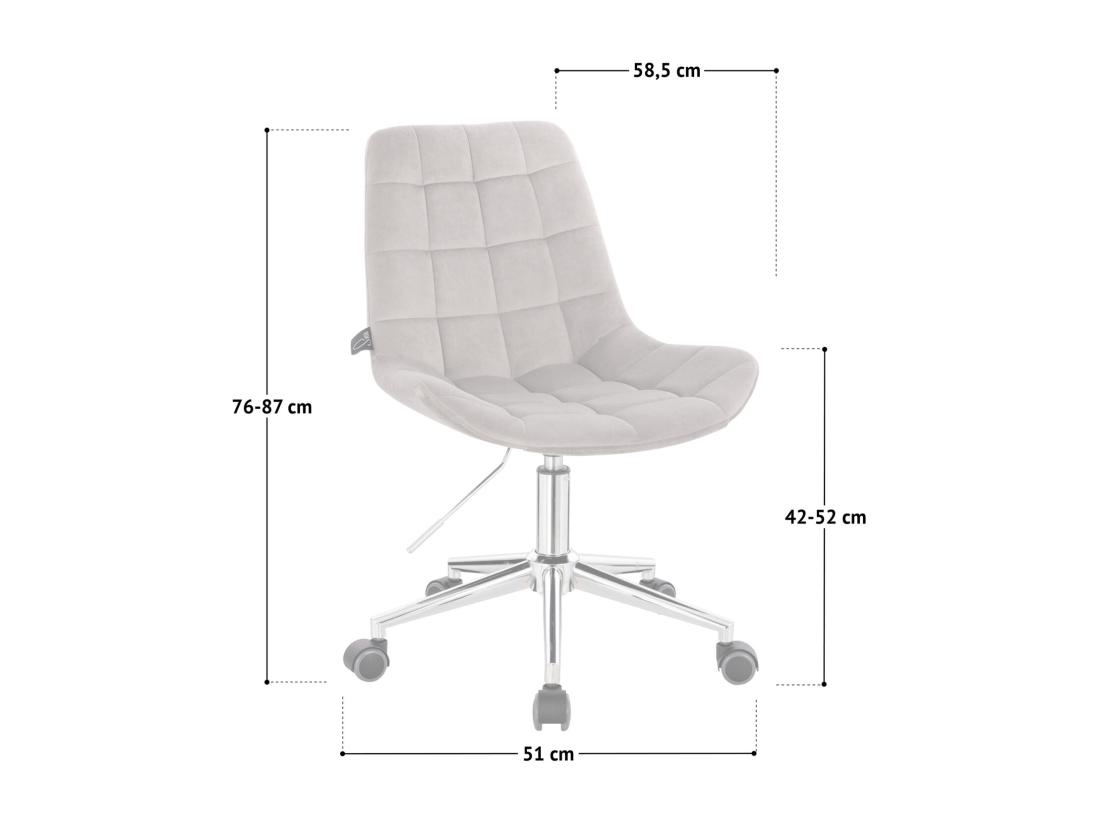 Vente Unique Chaise De Bureau MICKY Pour Enfants Réglable En Hauteur Orange Pastel