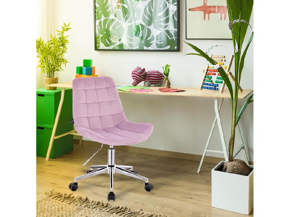 Vente Unique Chaise De Bureau MICKY Pour Enfants Réglable En Hauteur Violet Pastel