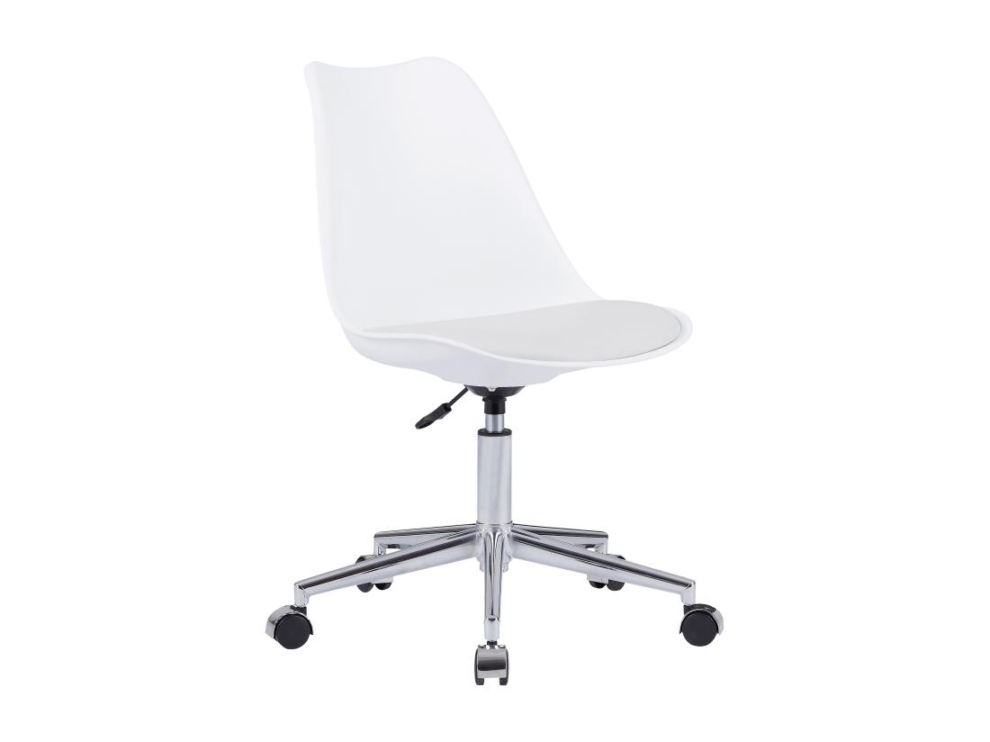 Vente Unique Chaise De Bureau - Polypropylène Et Simili - Blanc - XAFY