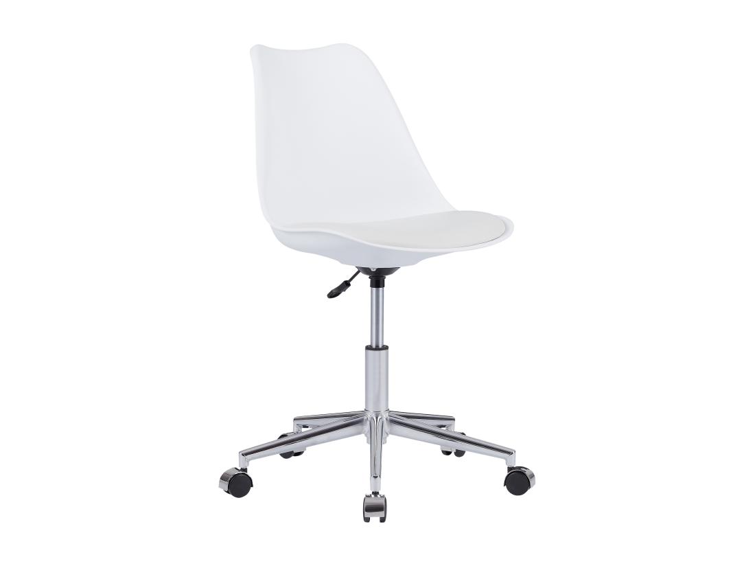 Vente Unique Chaise De Bureau - Polypropylène Et Simili - Blanc - XAFY