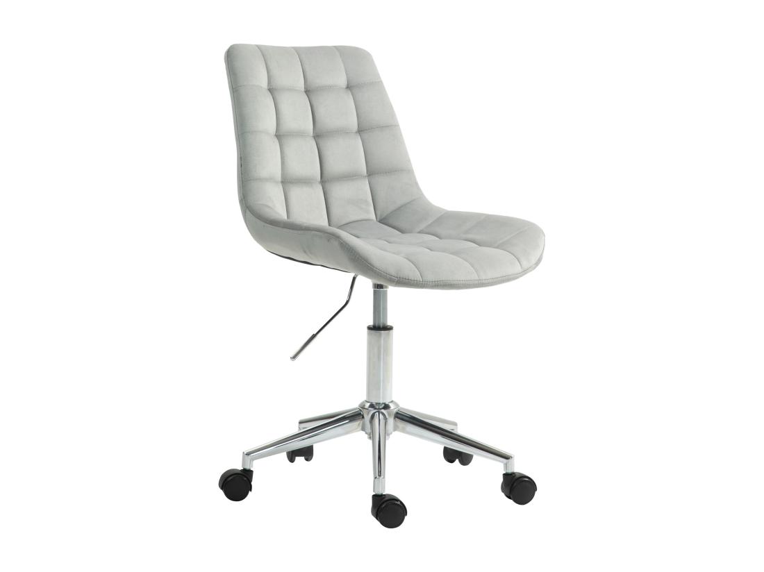 Vente Unique Chaise De Bureau SVITA MICKY Pour Enfants Chaise De Bureau Réglable En Hauteur Chaise Pivotante Gris