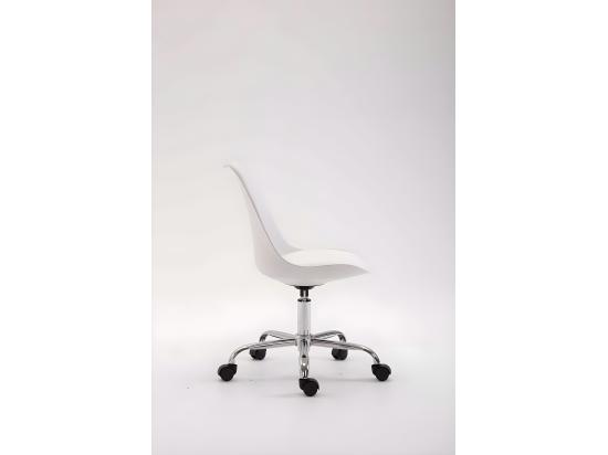 Vente Unique Chaise De Bureau Tabouret Blanche 48 X 48 X 94 Cm TABO10028