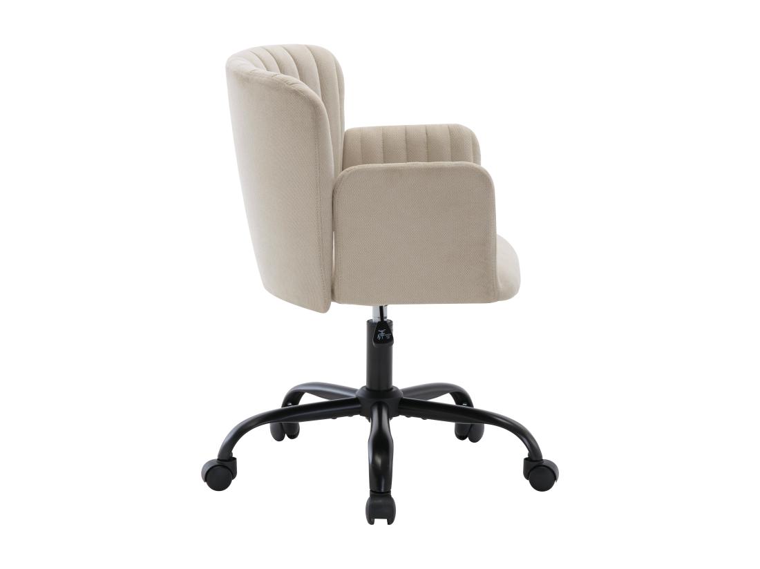 Vente Unique Chaise De Bureau - Tissu - Beige - Hauteur Réglable - TOARA