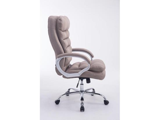 Vente Unique Chaise De Bureau - Tissu - Taupe - XXL Vancouver