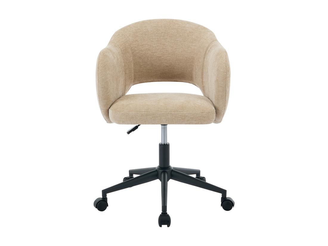 Vente Unique Chaise De Bureau - Tissu Texturé - Beige - ACACILIO