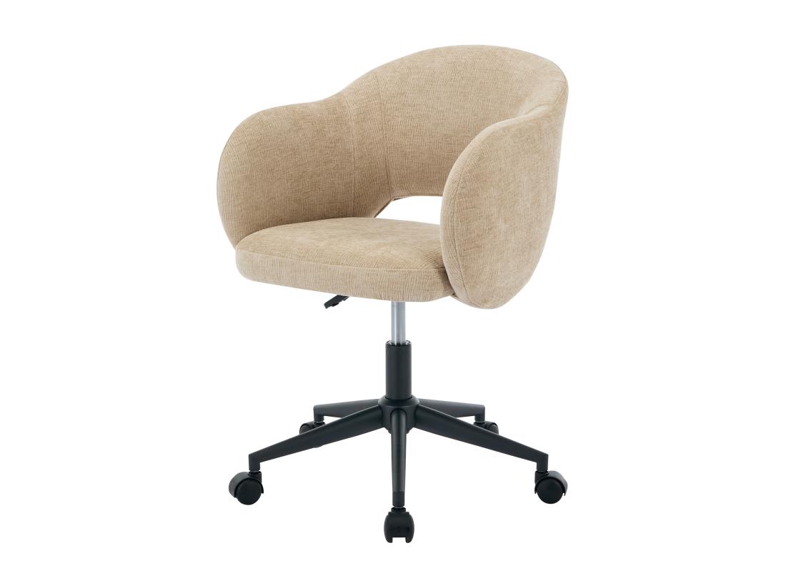 Vente Unique Chaise De Bureau - Tissu Texturé - Beige - ACACILIO