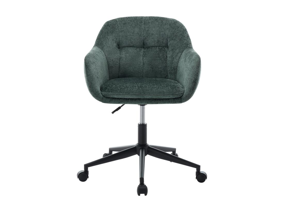 Vente Unique Chaise De Bureau - Tissu Texturé - Vert Sapin - Hauteur Réglable - LASSANDRA De Pascal Morabito