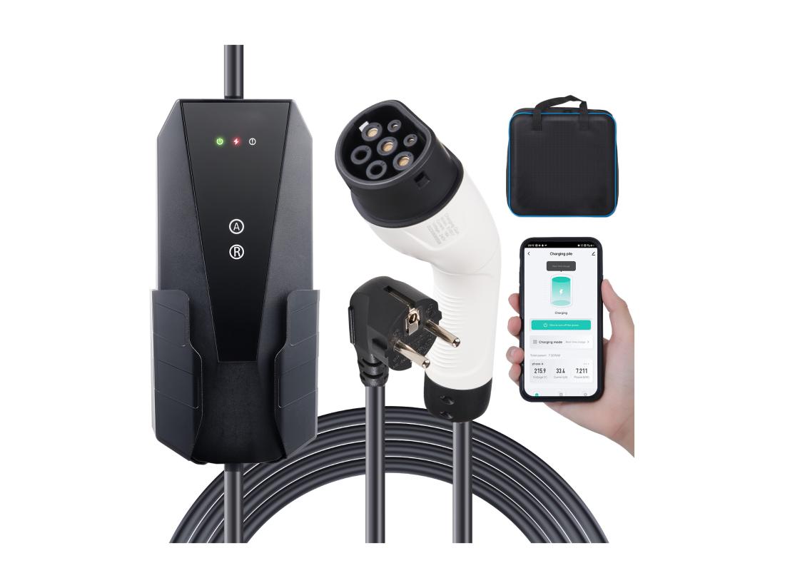 vente unique Chargeur Portable SucceBuy pour Véhicule Électrique (VE) Type 2 Prise CEE 7/7 16A 220-240V Câble de Charge pour VE