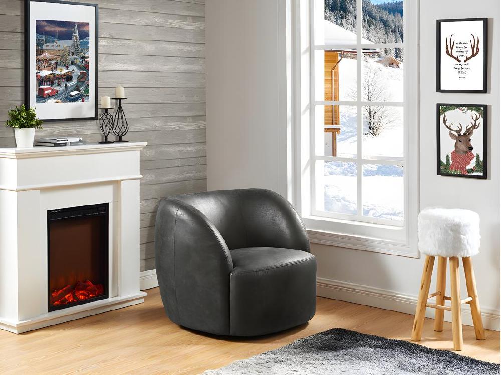 vente unique Cheminée électrique à poser VESUVIA - avec manteau - L98 x P24 x H102.5cm - Blanche