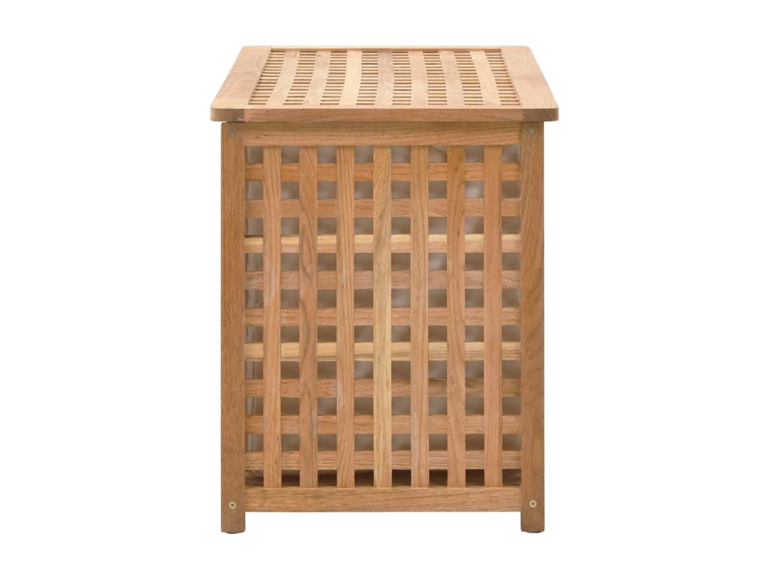 Vente Unique Coffre De Blanchisserie 77 5x37 5x46 5 Bois Massif De Noyer