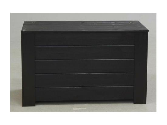 vente unique Coffre de rangement en pin 77 x 40 x 50 cm