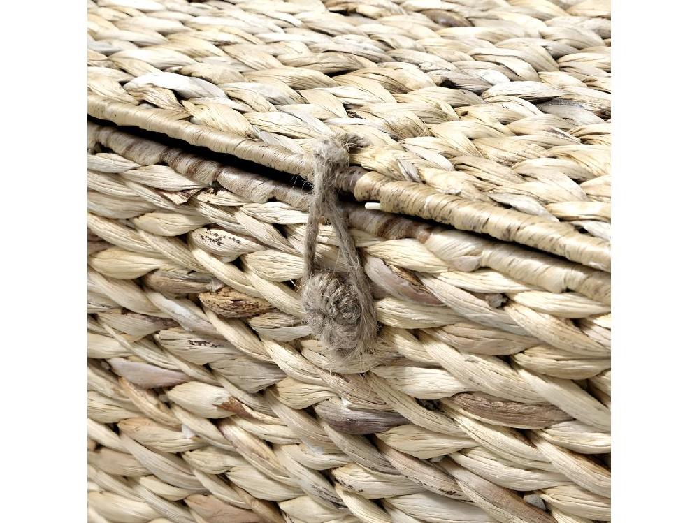 Vente Unique Coffre En Jacinthe D'Eau Avec Couvercle