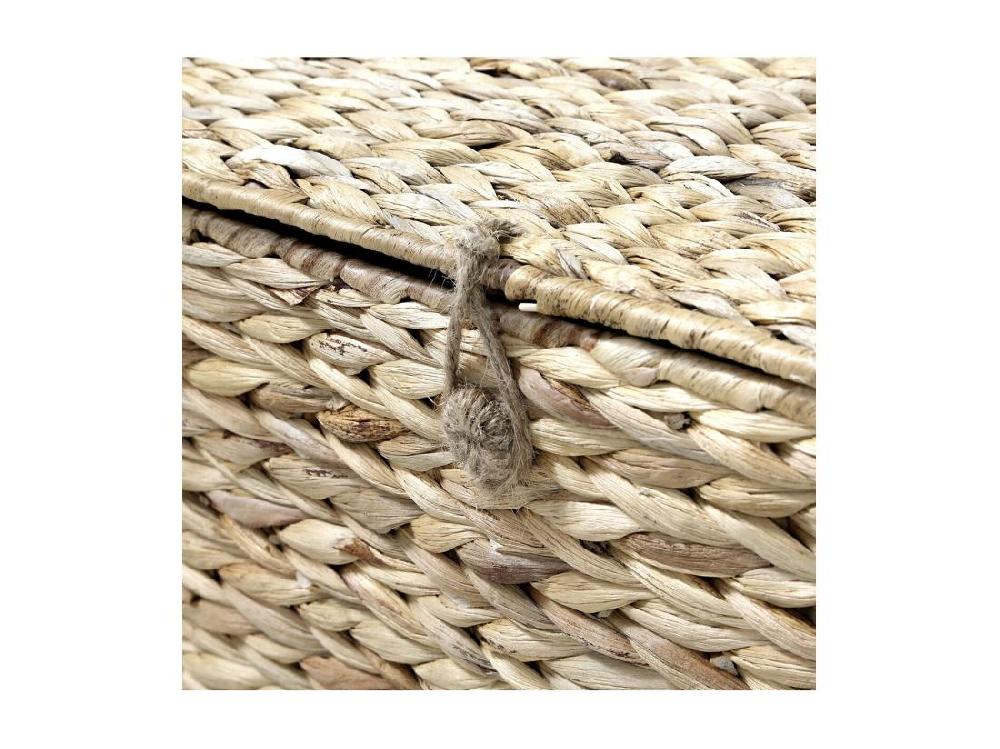 Vente Unique Coffre En Jacinthe D'Eau Avec Couvercle