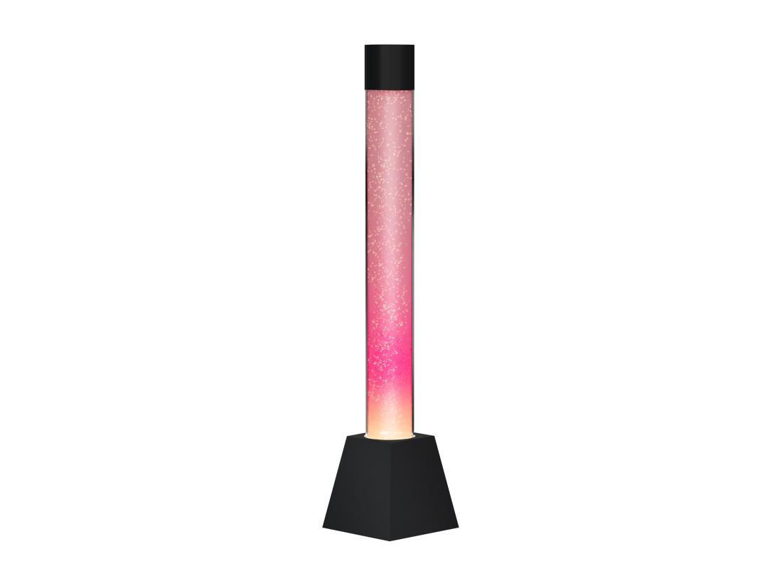 Vente Unique Colonne De Bulles D'eau - LEDs à Couleur Changeante - Noir - H. 130 Cm - WOBY
