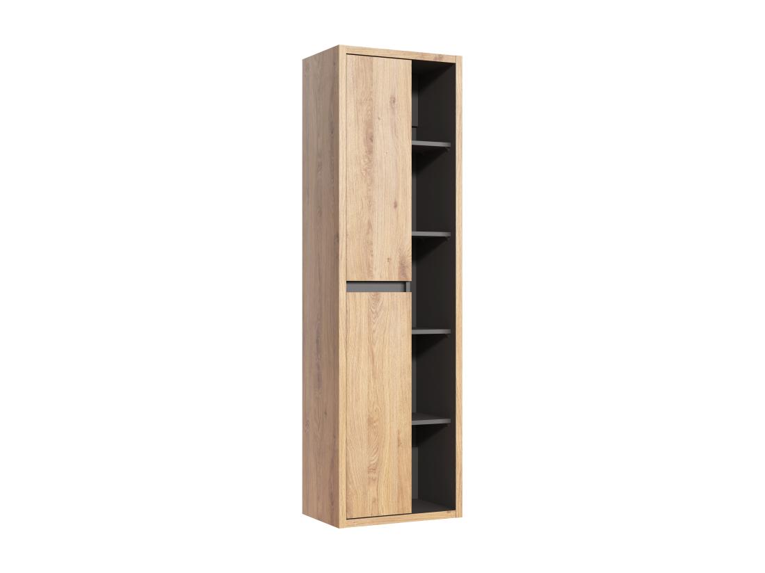 Vente Unique Colonne De Salle De Bain Suspendue - Coloris Naturel Clair - H170 Cm - PURNAL