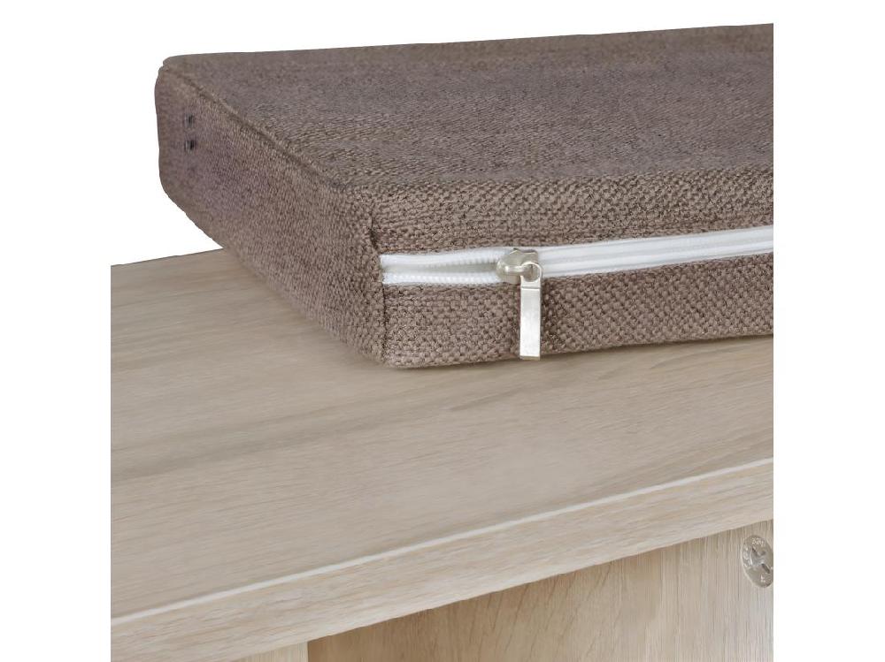 Vente Unique Commode De Chaussures Bois 103 5x53x30cm Banque De Chaussures 10 Paires