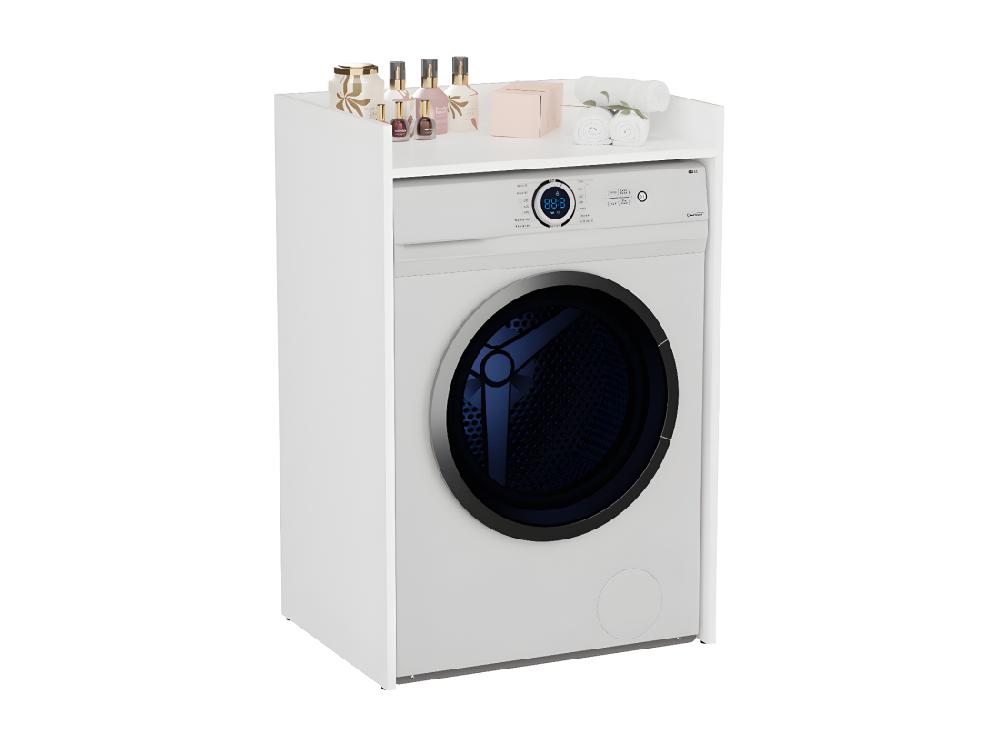 vente unique COMO - Meuble de rangement pour machine à laver - Meuble SDB - 64x50x97.5 cm - Buanderie