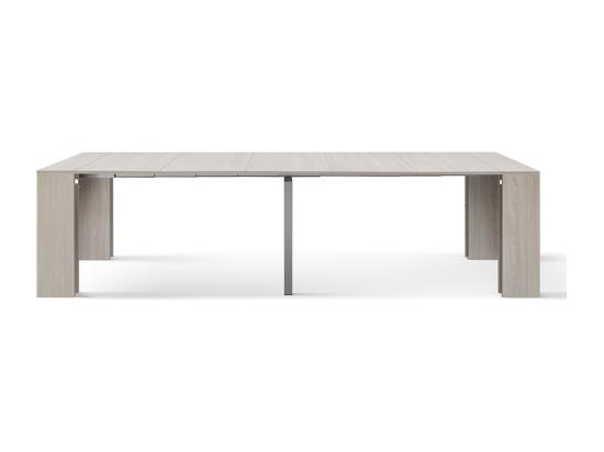 Vente Unique Console à Rallonge En Bois Finition Orme Perlé 90×45-90×300 Cm - LERICI