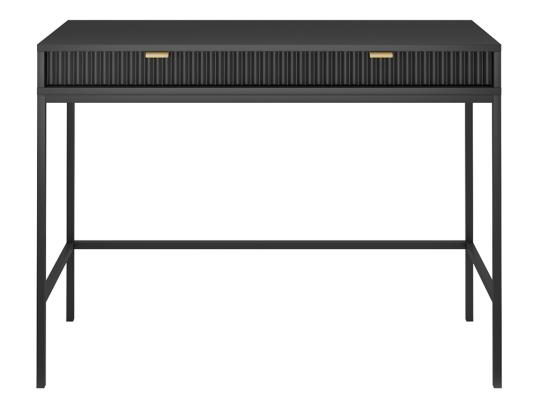 Vente Unique Console Avec 2 Tiroirs - Noir - LIOUBA De Pascal MORABITO