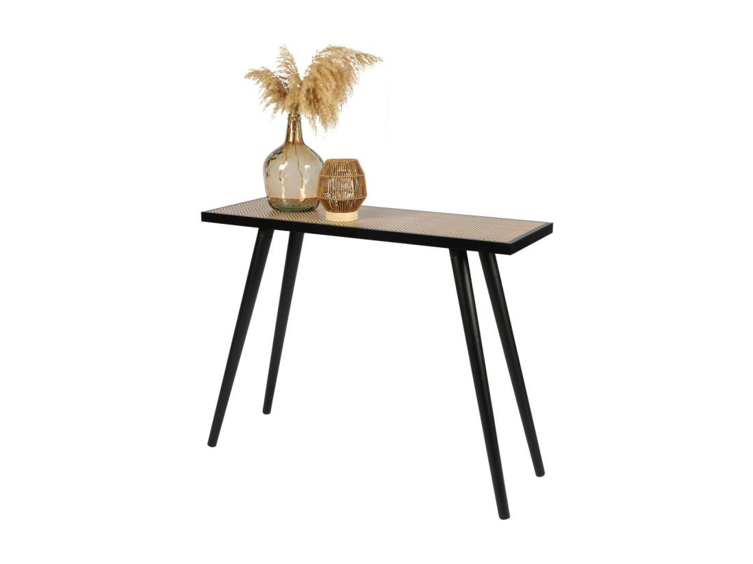 vente unique Console d'entrée style design 100x35x78 cm – Collection BRISTOL