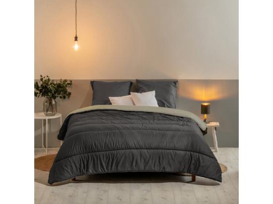 Vente Unique Couette Imprimée Microfibre Chaude La Chaleureuse 220x240cm