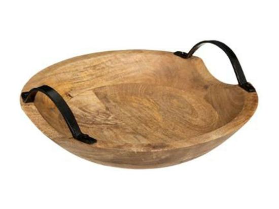 vente unique Coupelle Déco en Bois "Wild" 29cm Naturel