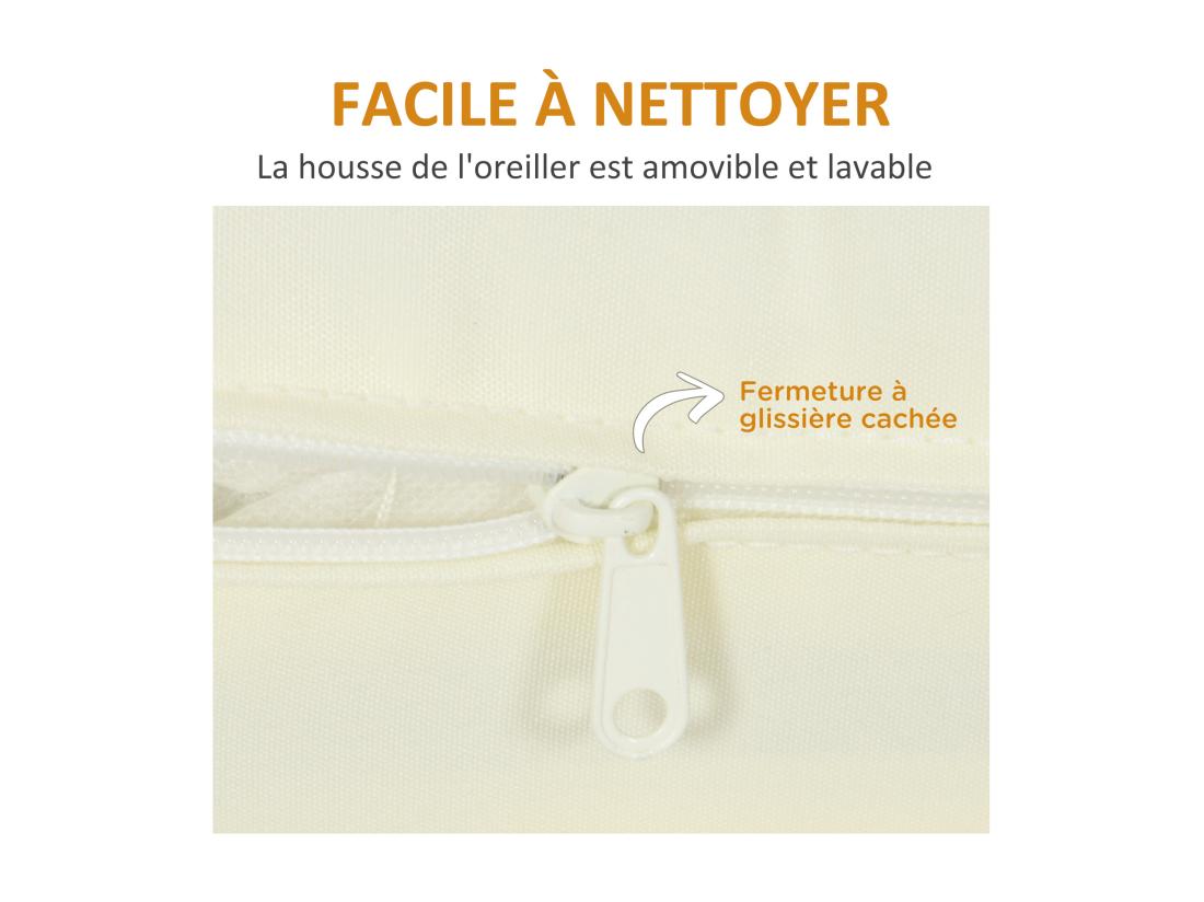 Vente Unique Coussin De Banc De Jardin Déhoussable - Coussin Balancelle - Dim. 120L X 50l Cm - Rembourrage 8 Cm - Cordons D'attache - Polyester Crème