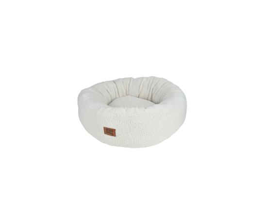 Vente Unique Coussin Donut Pour Chien & Chat "Wooly" 55cm Écru