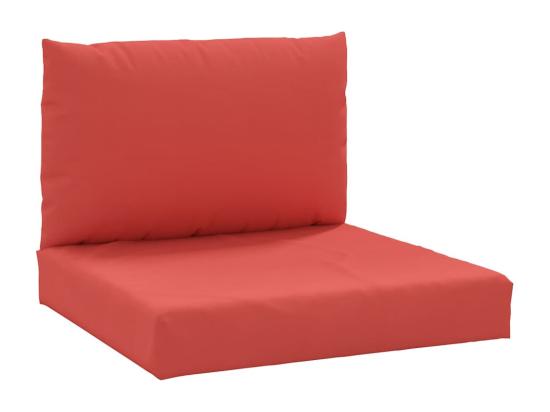 vente unique Coussins de palette 2 pièces rouge tissu oxford