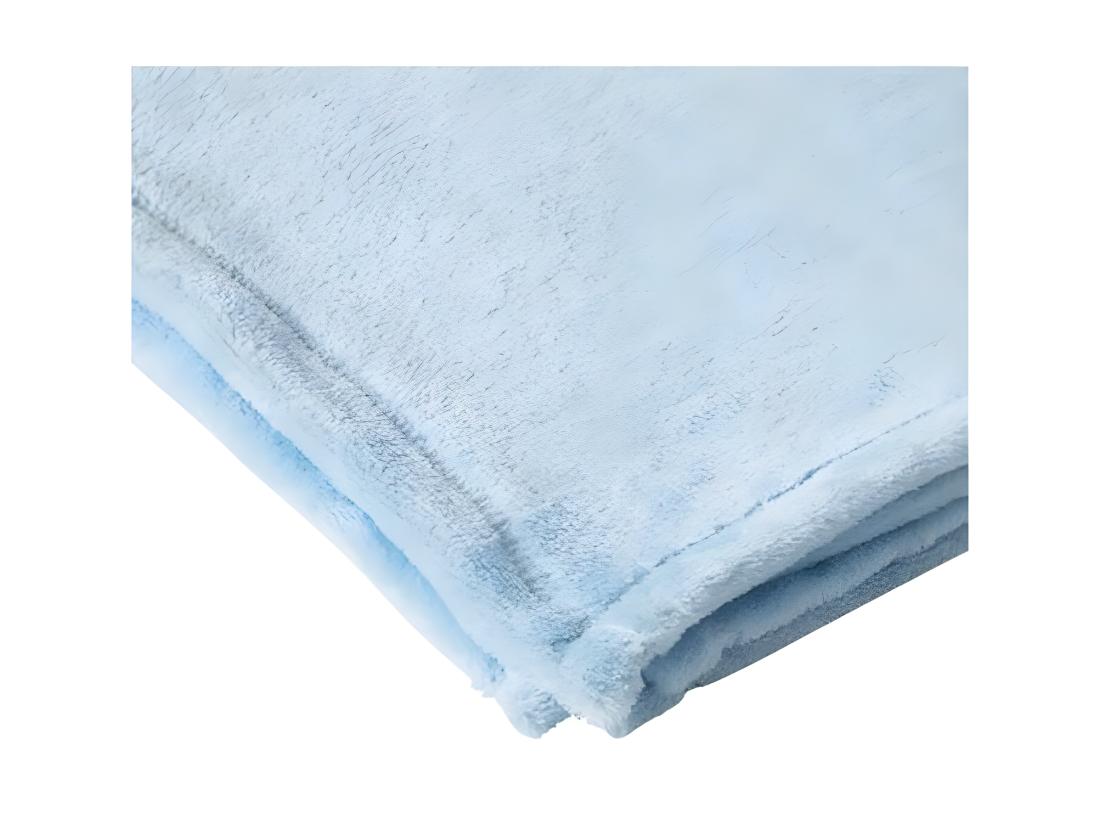 Vente Unique Couverture BABYCALIN - Des La Naissance - Flanelle - 75 X 100 Cm - Rose