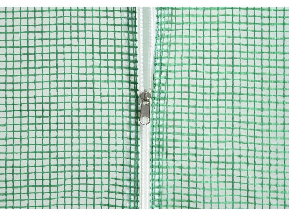 Vente Unique Couverture De Rechange Pour Serre Tunnel 12m² - L300 X L400 X H200 Cm - Vert - IPOMEA