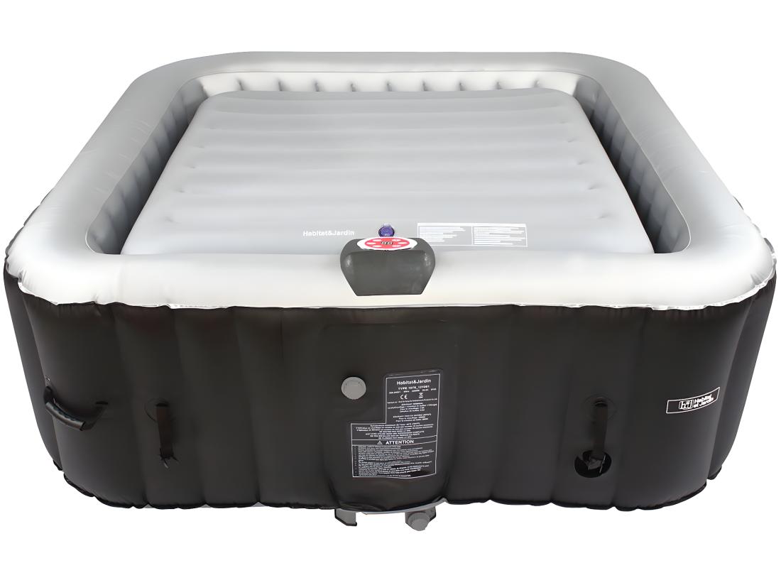 Vente Unique Couverture Gonflable Pour - 134 X 134 Cm - Grise