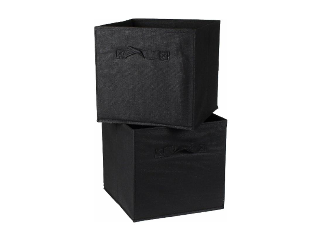 Vente Unique Cube De Rangement Intissé 28x28cm - Lot De 2