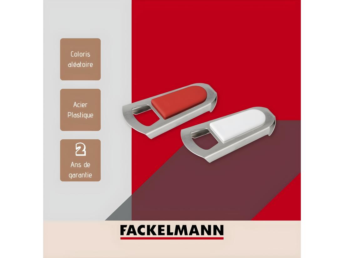 Vente Unique Décapsuleur Et Rebouche Bouteille 2 En 1 Fackelmann Basic