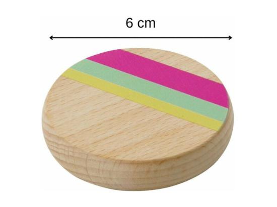 Vente Unique Décapsuleur Rond En Bois 6 Cm Tasty Green