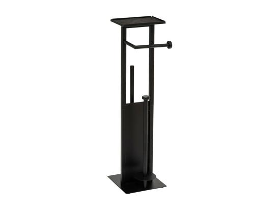 vente unique Dérouleur Papier WC en Métal "Glass" 61cm Noir