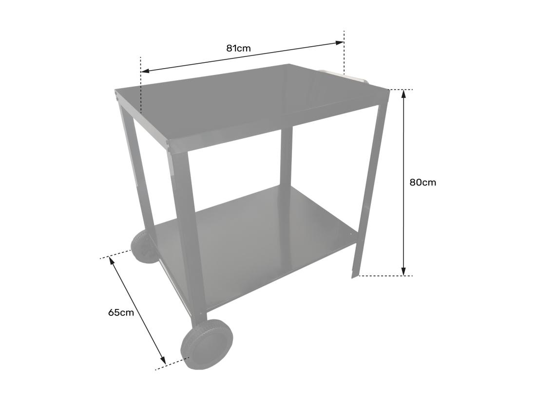 Vente Unique Desserte PORTIMAO Pour Plancha - HAPPY GARDEN