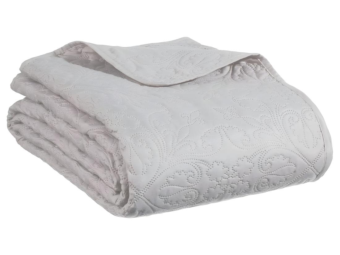 Vente Unique Dessus De Lit Taupe Motif Arabesque 240 X 260 Avec 2 Taies