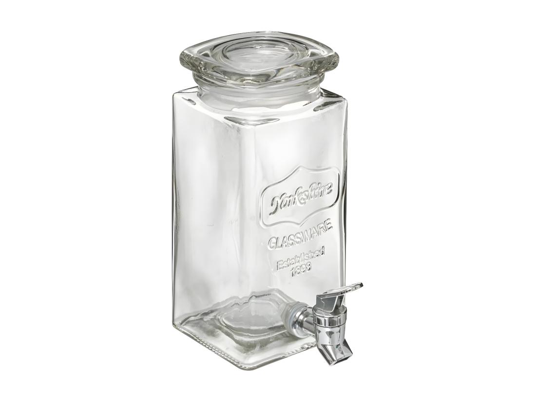 Vente Unique Distributeur De Boisson "Modern Wood" 36cm Transparent