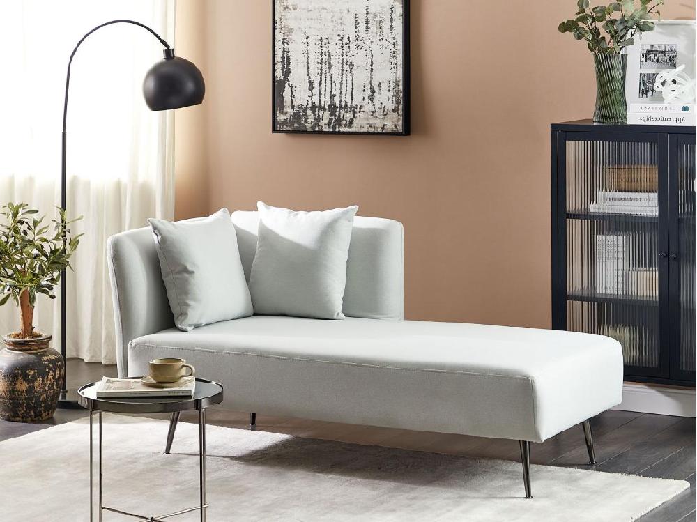 vente unique Divan côté droite en tissu vert menthe RIOM