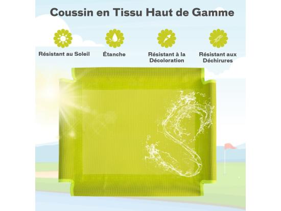 Vente Unique Dôme D'escalade Enfants Avec Toboggan/Cage D'escalade Avec Coussin En Tissu Et Velours-Charge 180kg/Aire De Jeux Extérieure Et Intérieure Pour Garçons Et Filles De 3 à 10 Ans